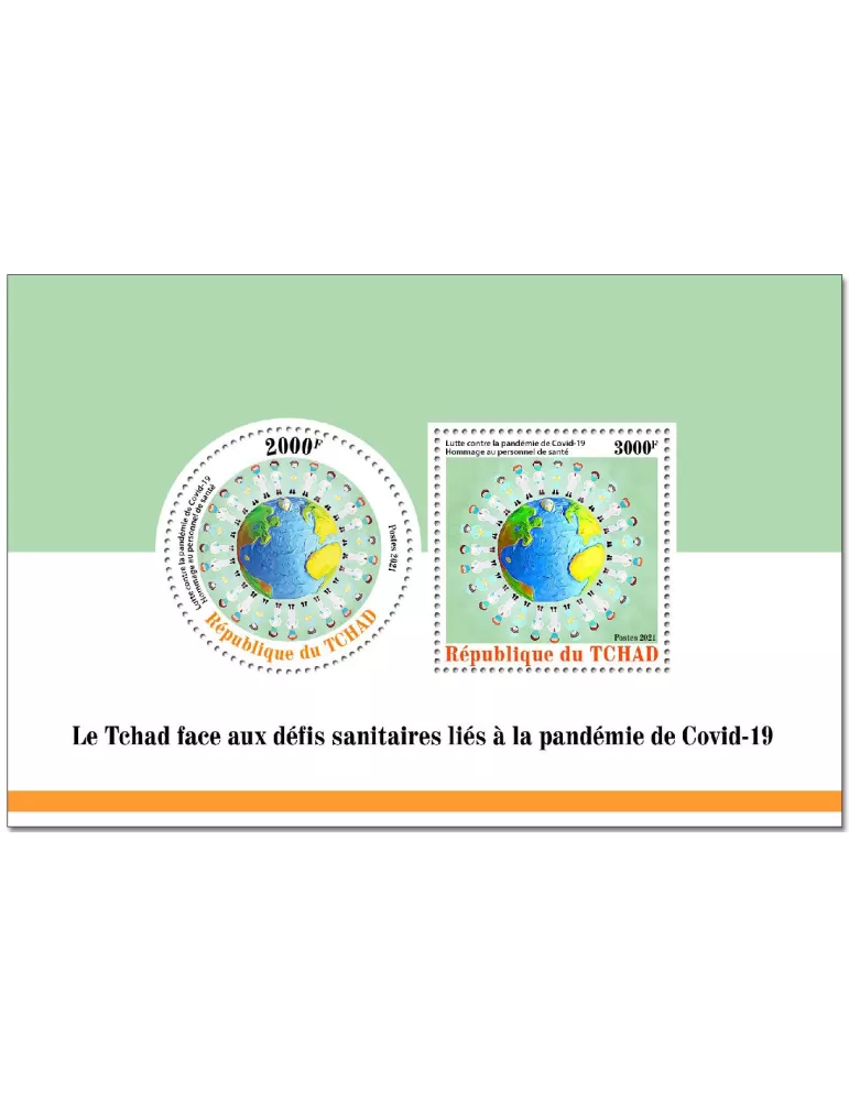n° 458  - Timbre TCHAD Blocs et feuillets