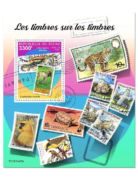 n° 566  - Timbre TCHAD Blocs et feuillets