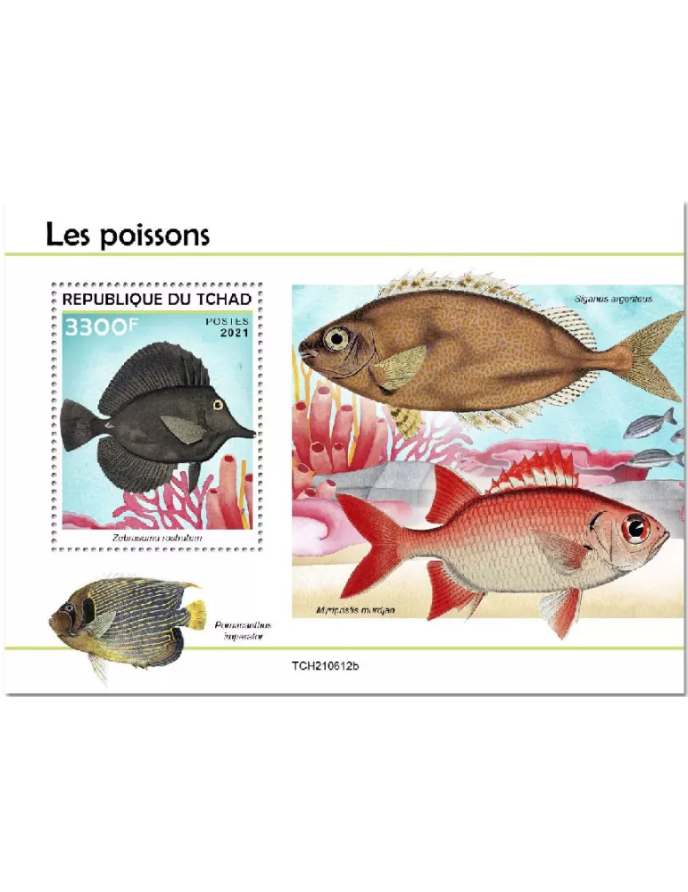 n° 628  - Timbre TCHAD Blocs et feuillets