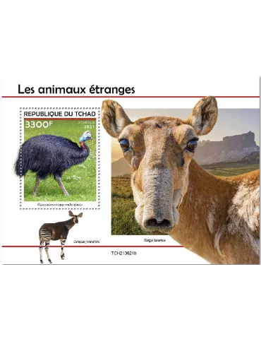 n° 637  - Timbre TCHAD Blocs et feuillets
