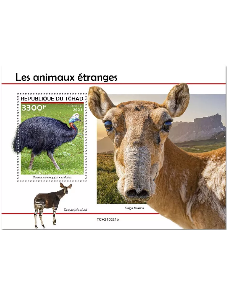 n° 637  - Timbre TCHAD Blocs et feuillets
