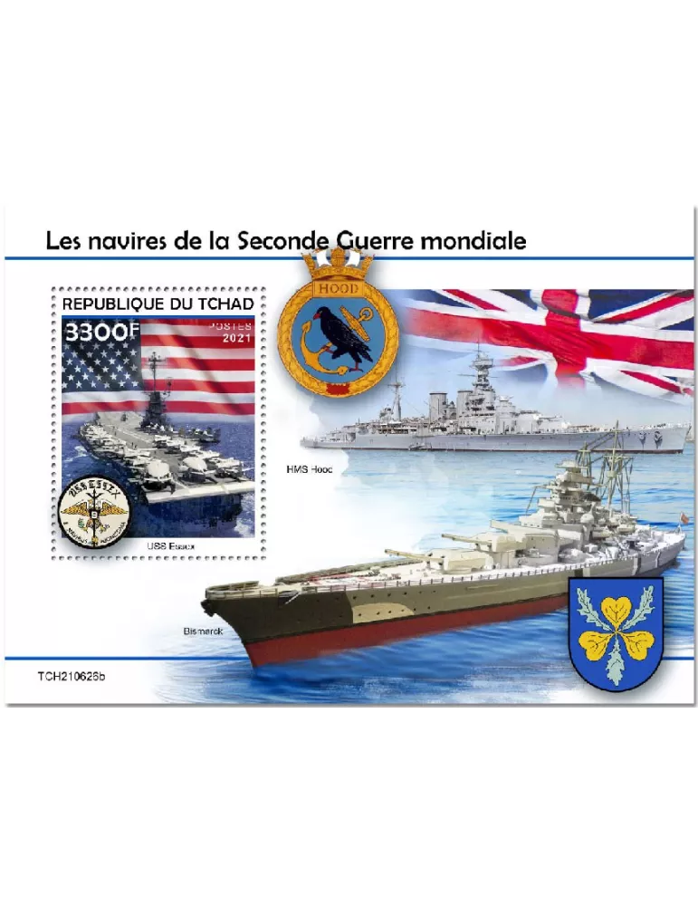 n° 642  - Timbre TCHAD Blocs et feuillets