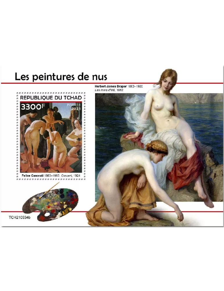 n° 650  - Timbre TCHAD Blocs et feuillets