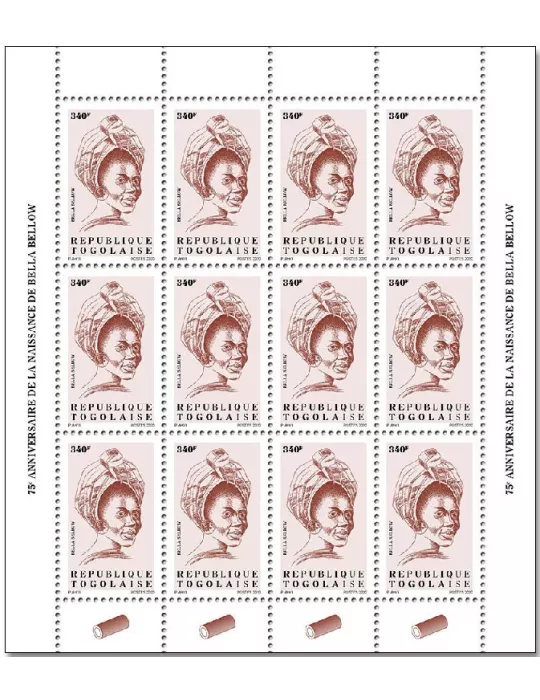 n° 8629  - Timbre TOGO Poste