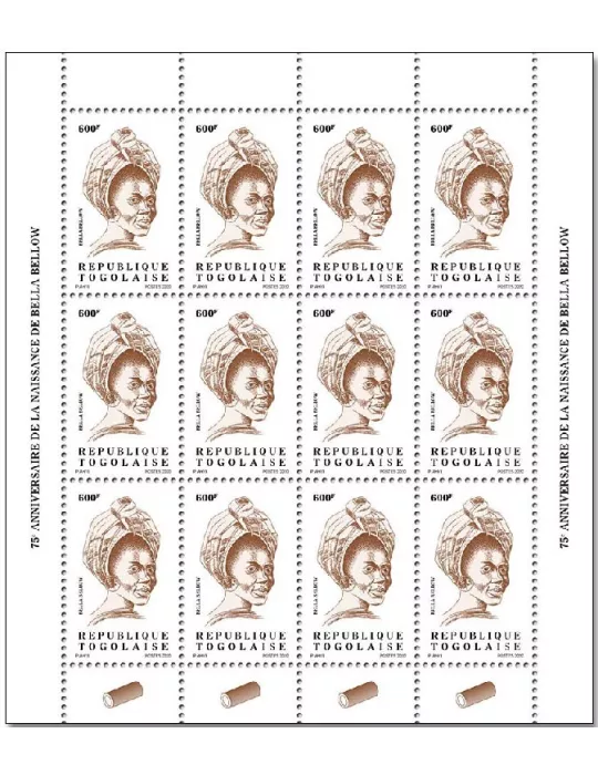 n° 8633  - Timbre TOGO Poste