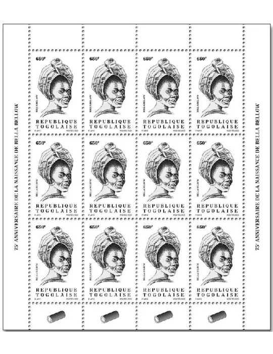 n° 8634  - Timbre TOGO Poste
