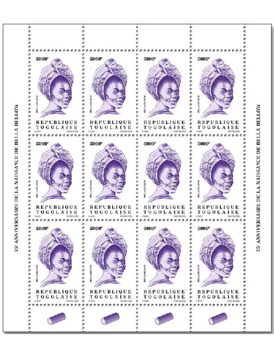 n° 8637  - Timbre TOGO Poste