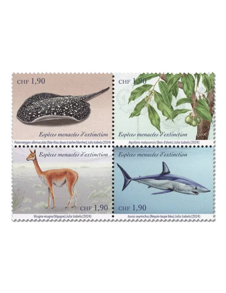 n° 1203/1206 - Timbre ONU GENEVE Poste