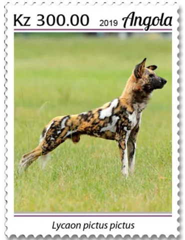 n° 2021/2024  - Timbre ANGOLA Poste 2