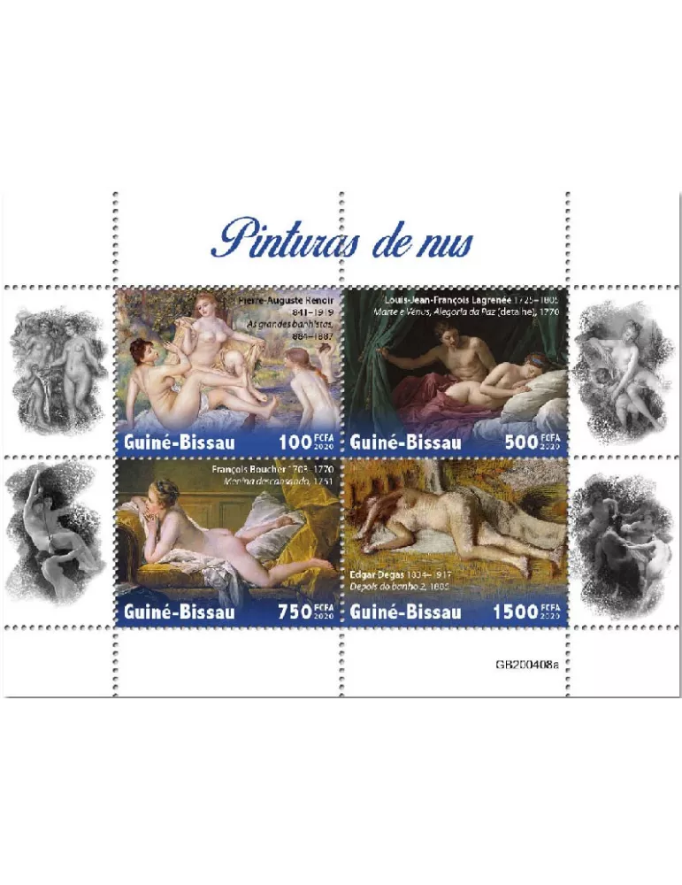 n° 8705/8708  - Timbre GUINEE-BISSAU Poste
