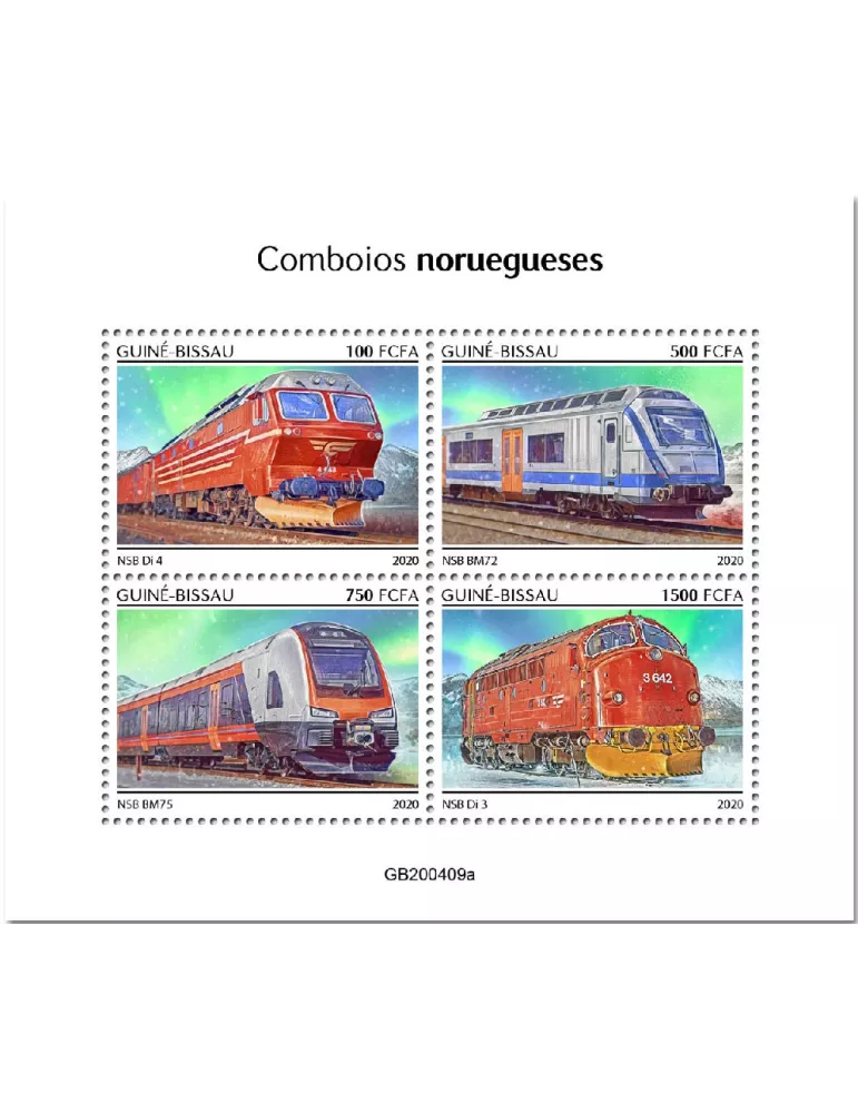 n° 8709/8712  - Timbre GUINEE-BISSAU Poste