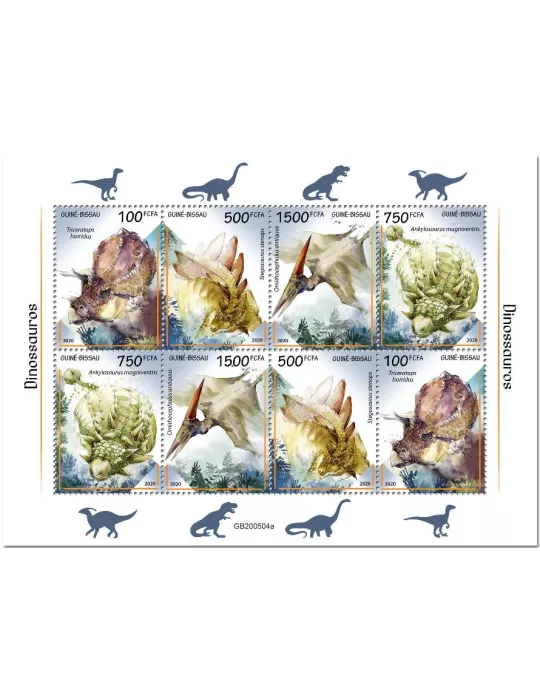 n° 8751/8754  - Timbre GUINEE-BISSAU Poste