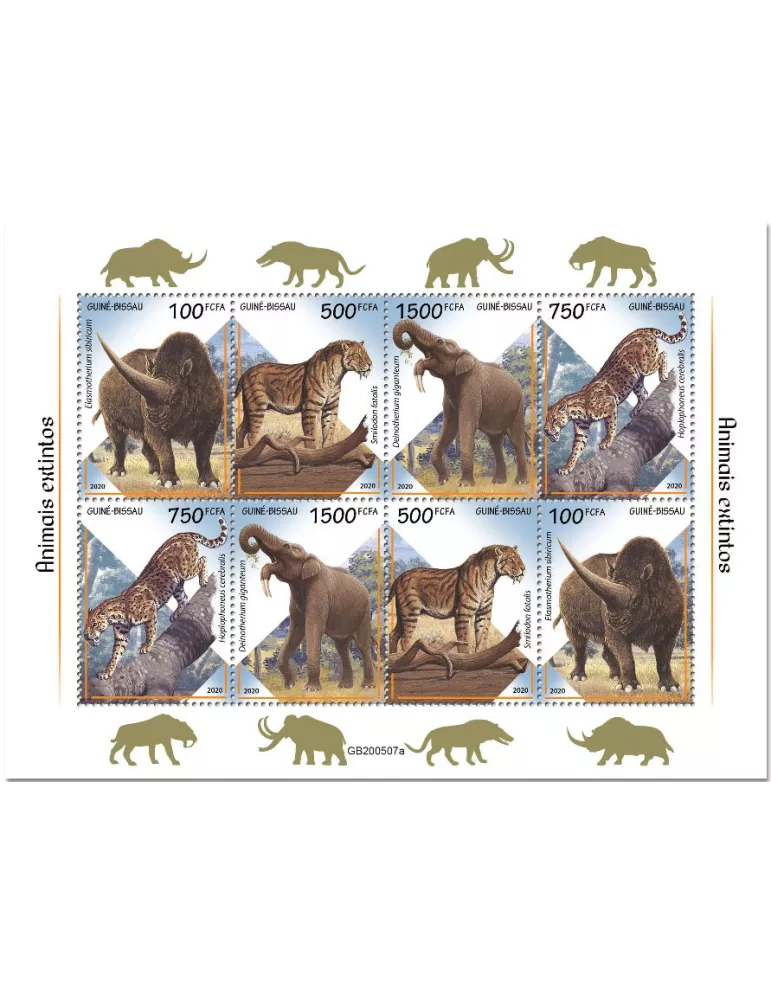 n° 8763/8766  - Timbre GUINEE-BISSAU Poste