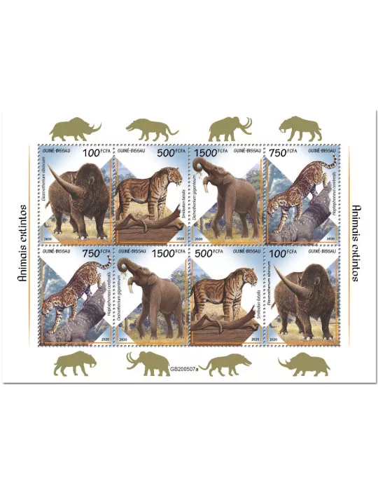 n° 8763/8766  - Timbre GUINEE-BISSAU Poste