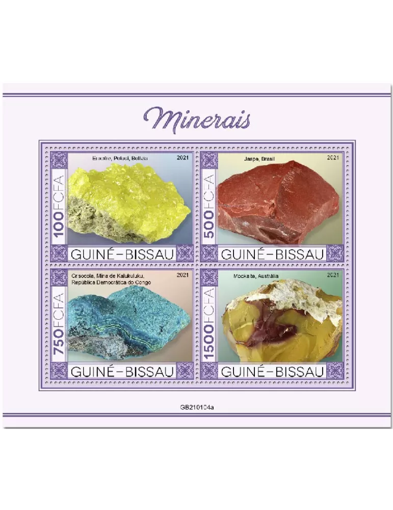 n° 8986/8989  - Timbre GUINEE-BISSAU Poste