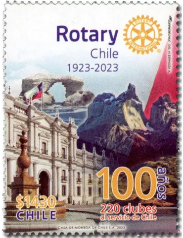 n° 2194/2195 - Timbre CHILI Poste 2