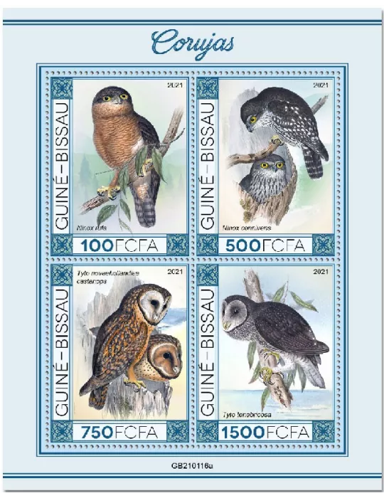 n° 9034/9037  - Timbre GUINEE-BISSAU Poste