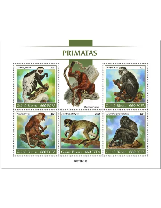 n° 9113/9117  - Timbre GUINEE-BISSAU Poste
