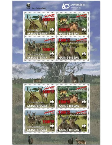 n° 9208/9211  - Timbre GUINEE-BISSAU Poste