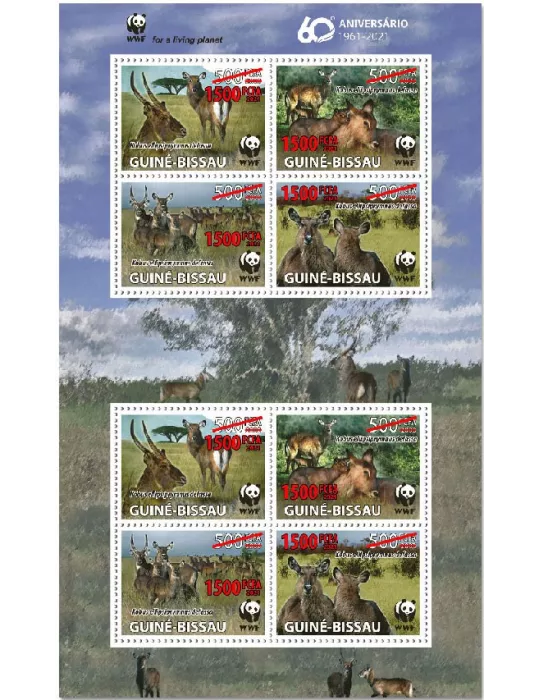 n° 9208/9211  - Timbre GUINEE-BISSAU Poste