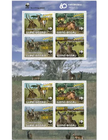 n° 9212/9215  - Timbre GUINEE-BISSAU Poste