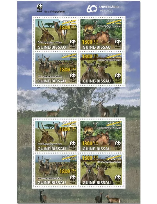 n° 9212/9215  - Timbre GUINEE-BISSAU Poste