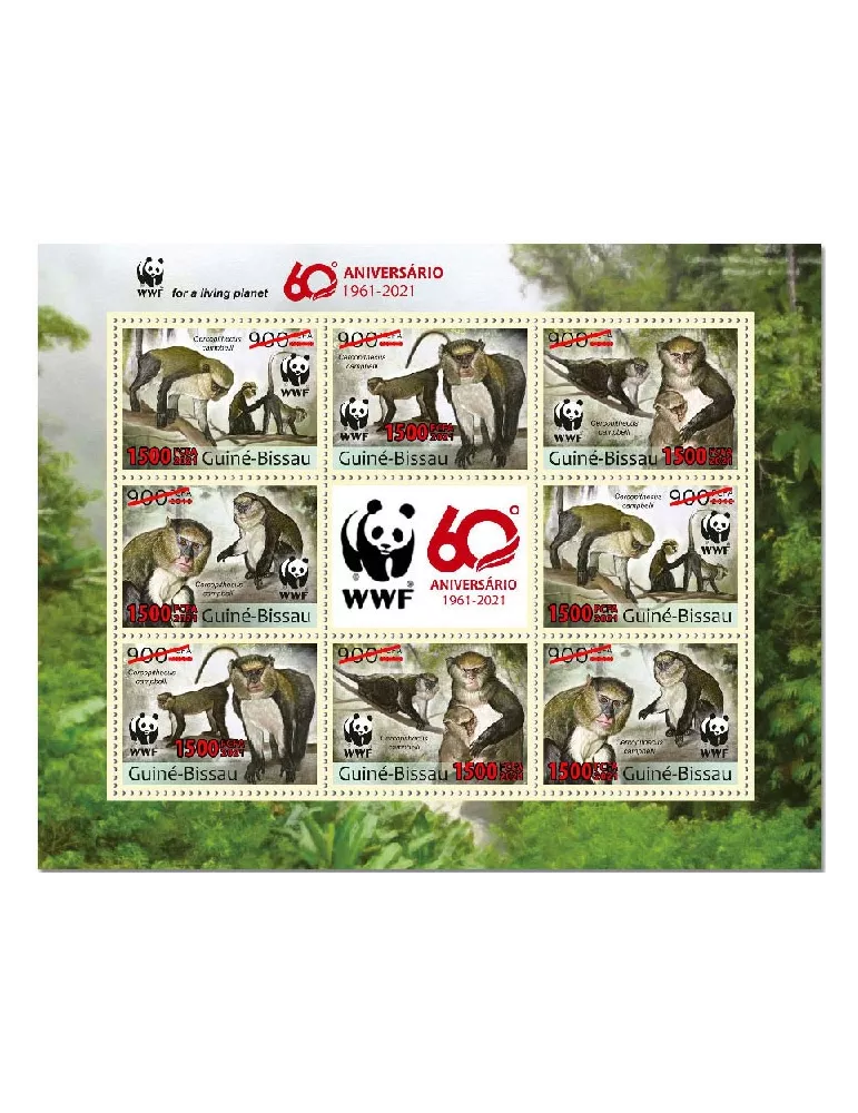 n° 9240/9243  - Timbre GUINEE-BISSAU Poste