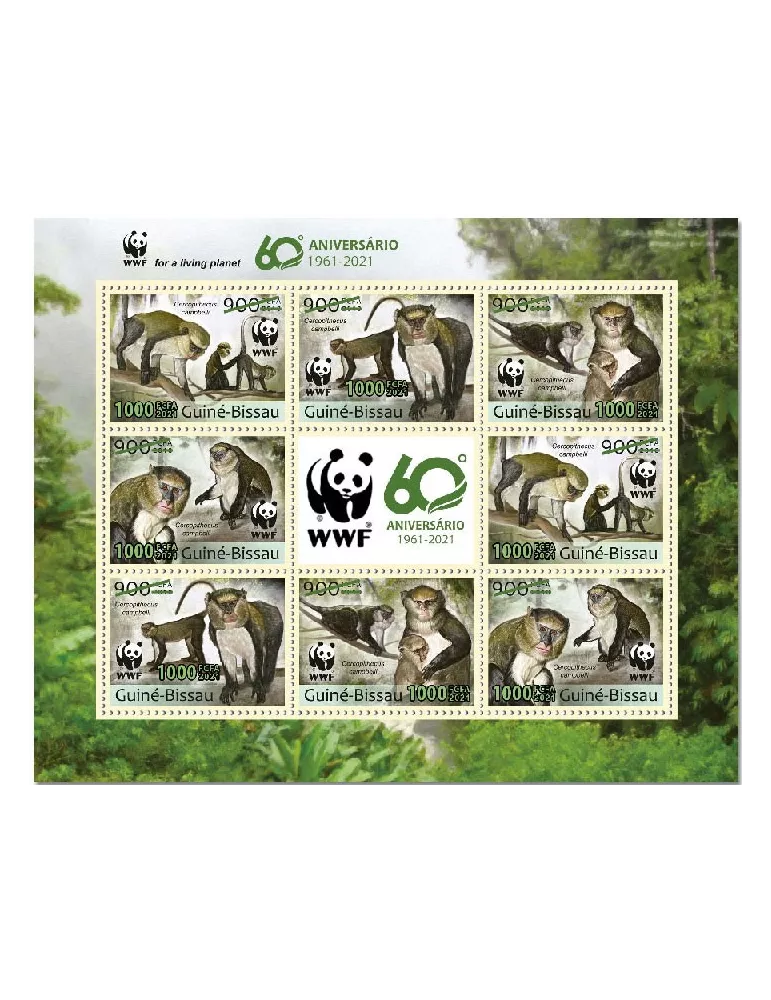 n° 9244/9247  - Timbre GUINEE-BISSAU Poste