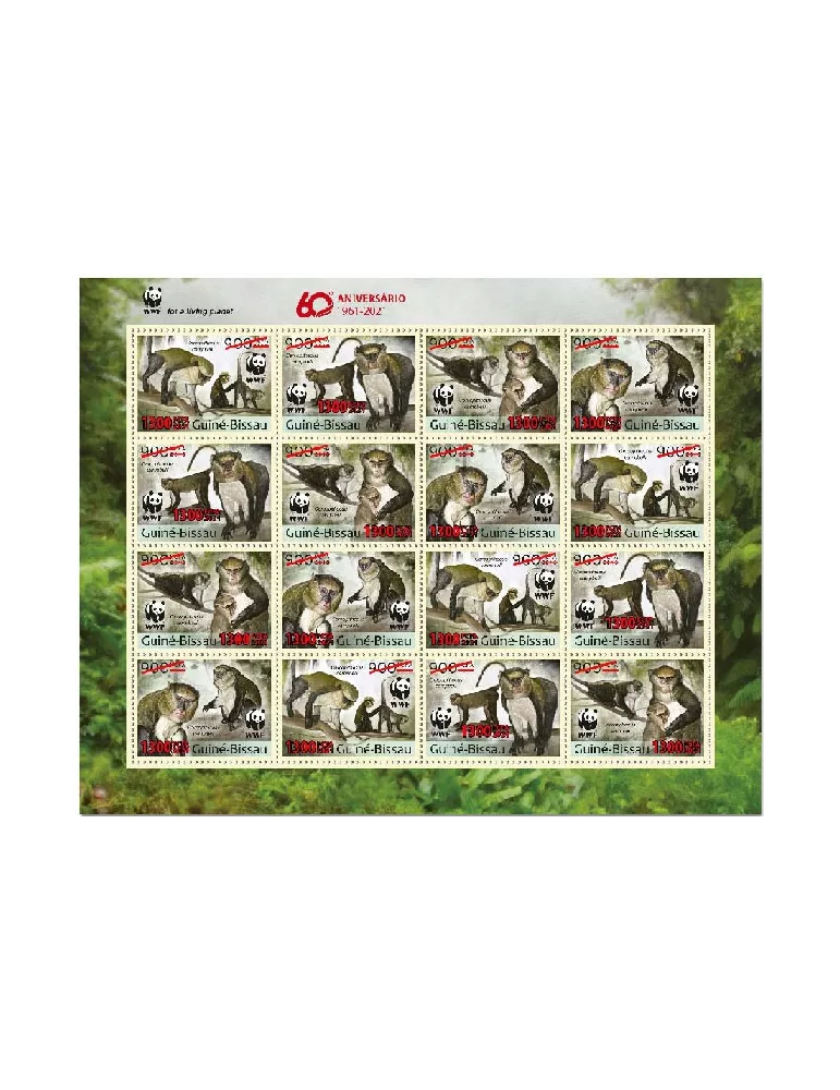 n° 9248/9251  - Timbre GUINEE-BISSAU Poste