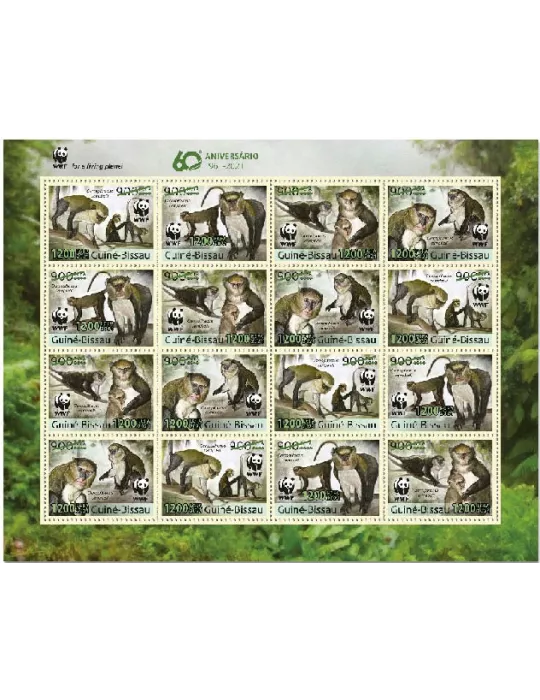 n° 9252/9255  - Timbre GUINEE-BISSAU Poste