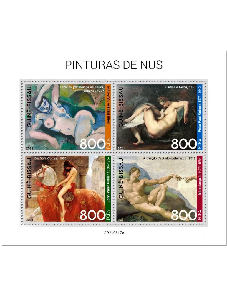 n° 9337/9340  - Timbre GUINEE-BISSAU Poste