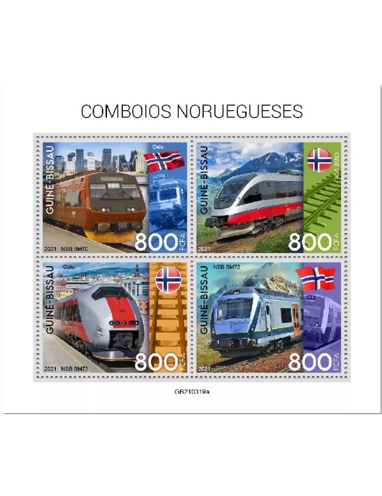 n° 9345/9348  - Timbre GUINEE-BISSAU Poste