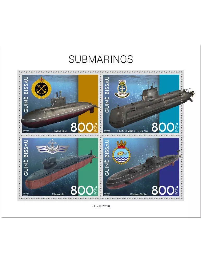 n° 9353/9356  - Timbre GUINEE-BISSAU Poste