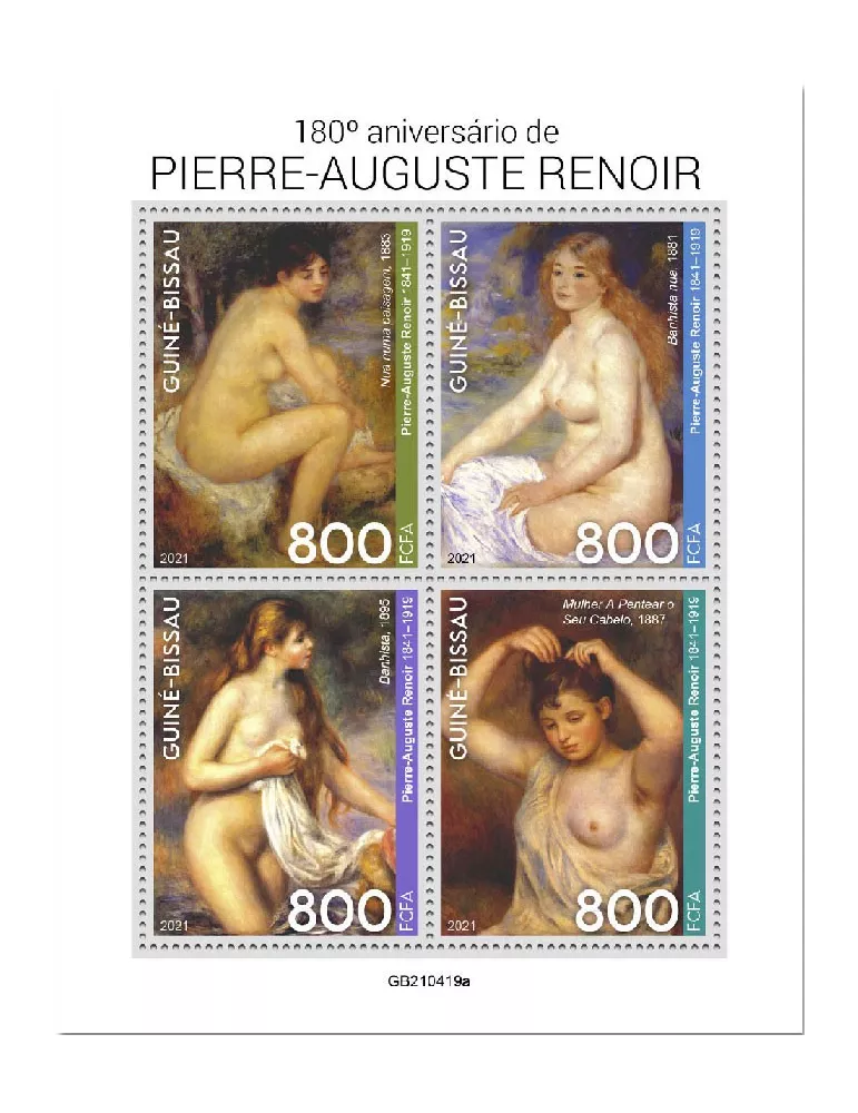 n° 9452/9455  - Timbre GUINEE-BISSAU Poste