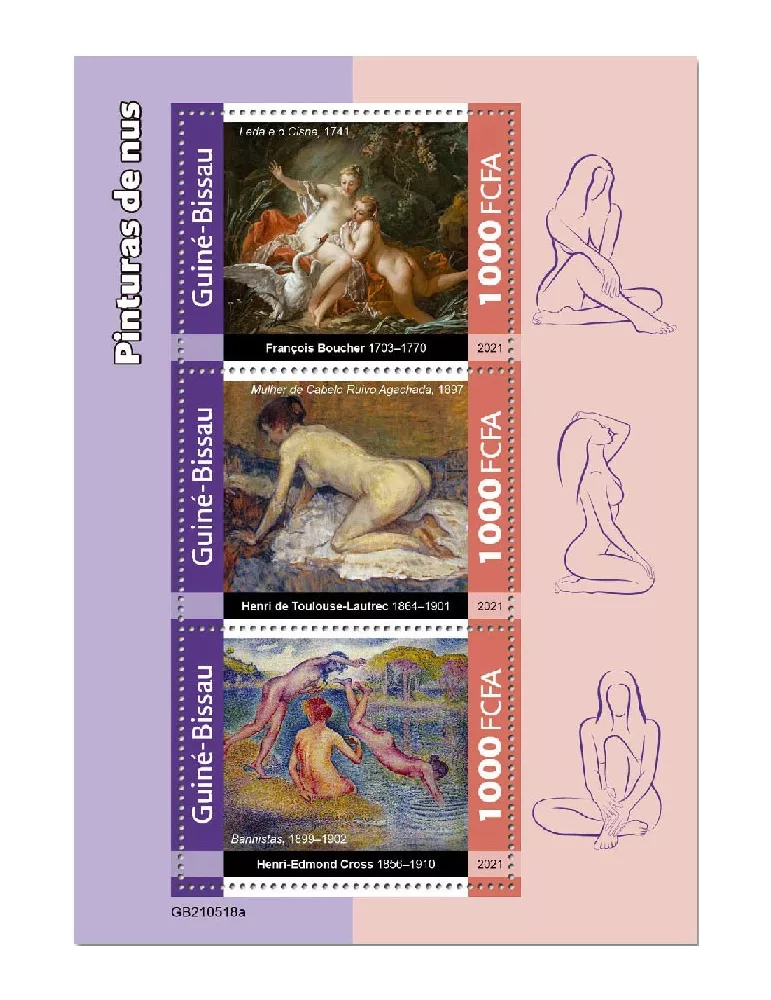 n° 9577/9579  - Timbre GUINEE-BISSAU Poste