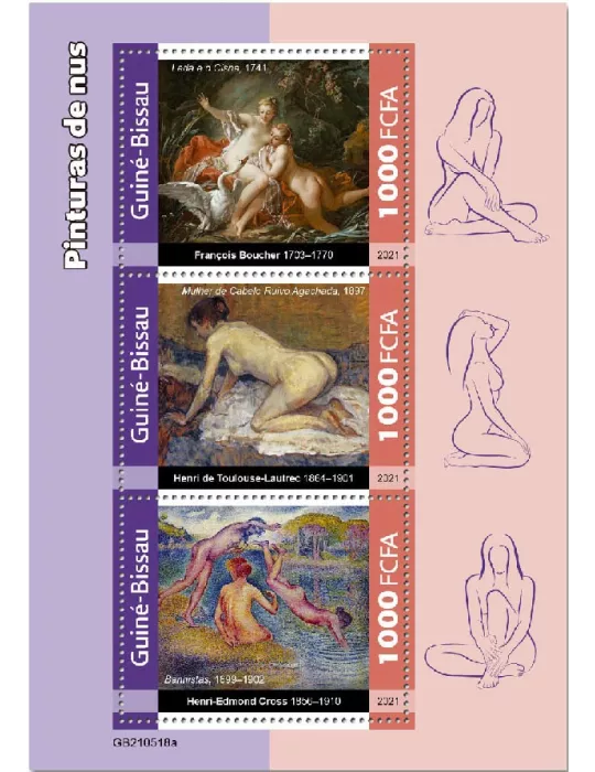 n° 9577/9579  - Timbre GUINEE-BISSAU Poste