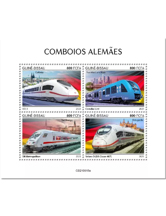 n° 9633/9636  - Timbre GUINEE-BISSAU Poste