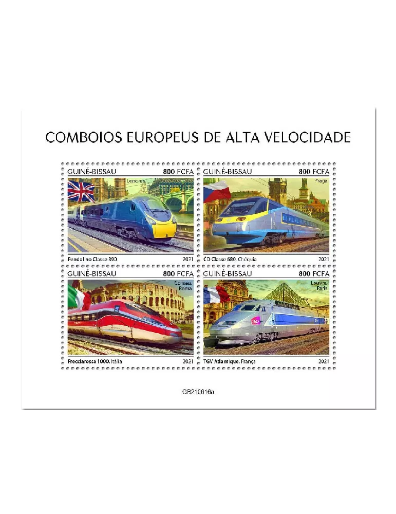 n° 9637/9640  - Timbre GUINEE-BISSAU Poste