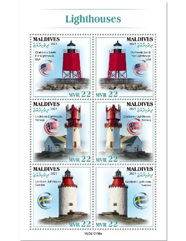 n° 7531/7536  - Timbre MALDIVES Poste