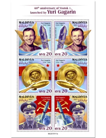 n° 7543/7548  - Timbre MALDIVES Poste