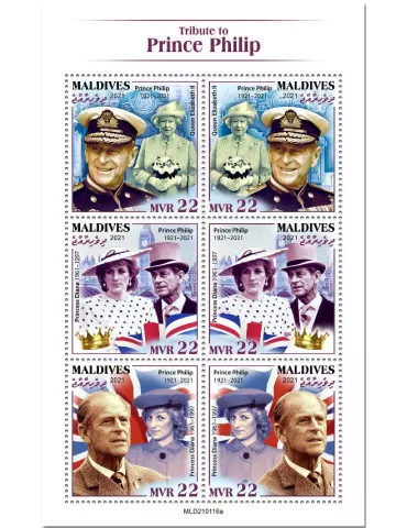 n° 7573/7578  - Timbre MALDIVES Poste