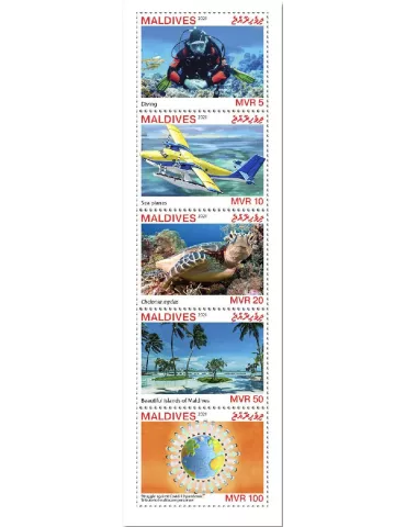 n° 7599/7608  - Timbre MALDIVES Poste