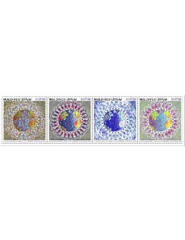 n° 7607/7614  - Timbre MALDIVES Poste