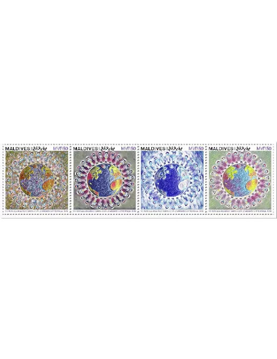 n° 7607/7614  - Timbre MALDIVES Poste