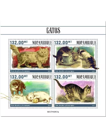 n° 9139/9142  - Timbre MOZAMBIQUE Poste