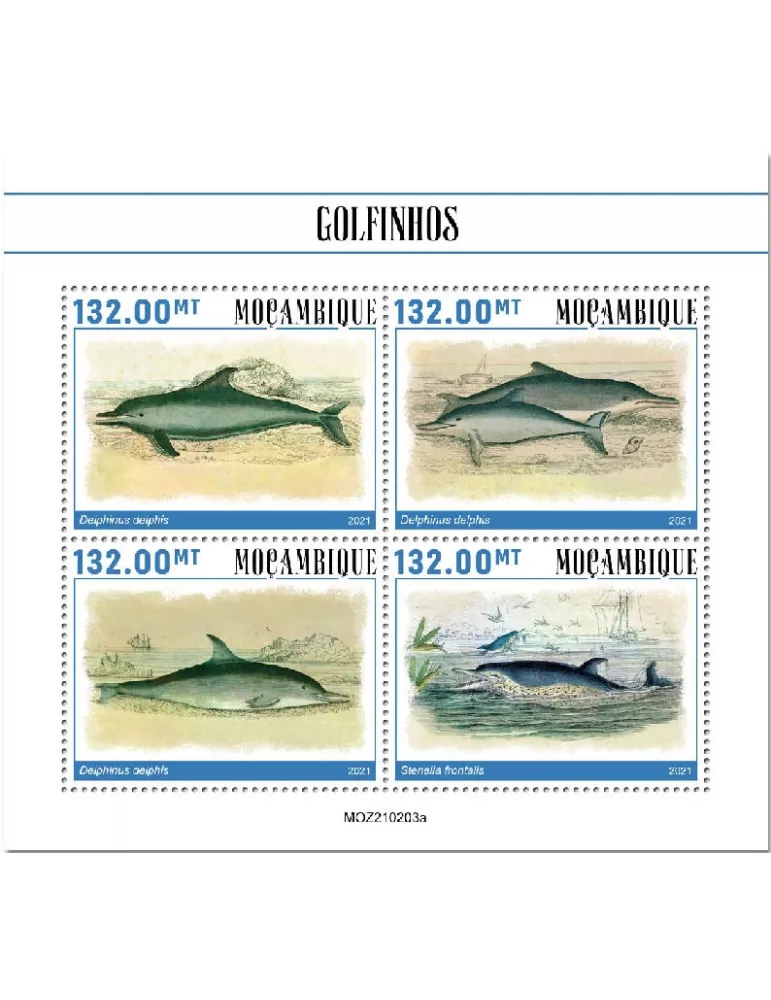 n° 9143/9146  - Timbre MOZAMBIQUE Poste