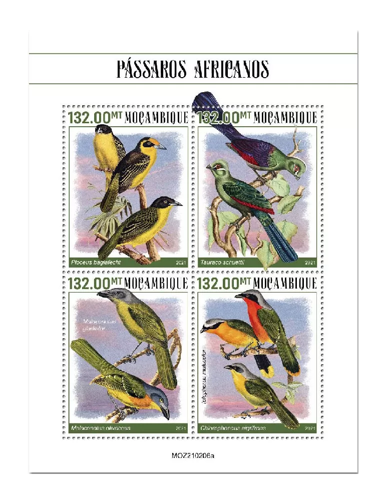 n° 9155/9158  - Timbre MOZAMBIQUE Poste