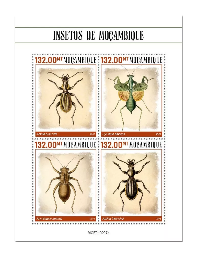 n° 9159/9162  - Timbre MOZAMBIQUE Poste