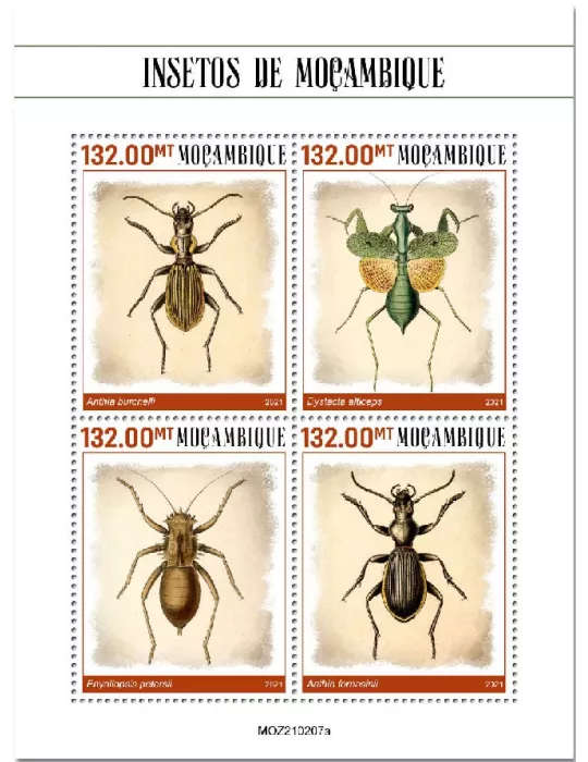 n° 9159/9162  - Timbre MOZAMBIQUE Poste