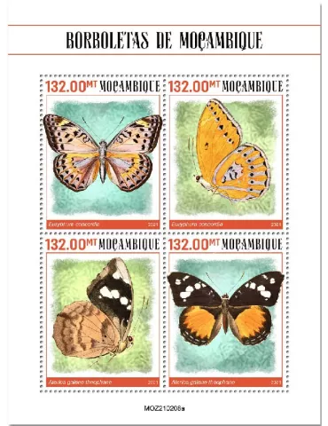 n° 9163/9166  - Timbre MOZAMBIQUE Poste